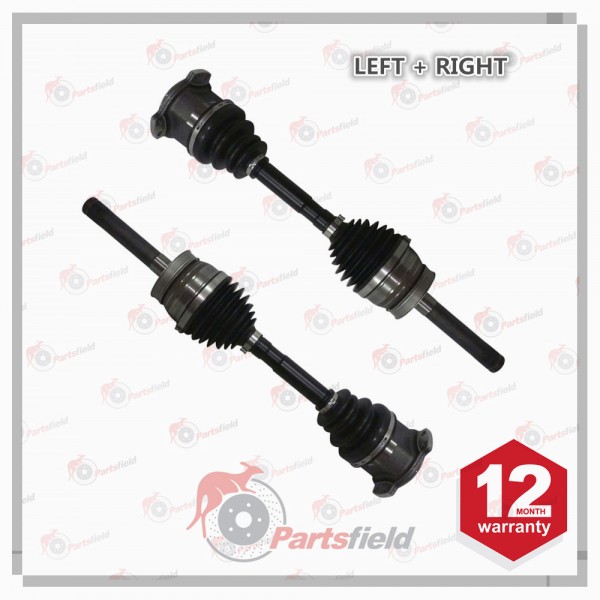 PAIR of New Front CV Drive Shafts for Nissan Navara D22 V6 & Turbo Diesel 97-on