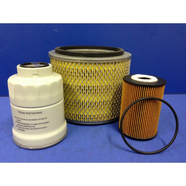 Air Oil Fuel Filter Kit Nissan Patrol GU Turbo Diesel 3.0L (A1412 Z332 R2593P)