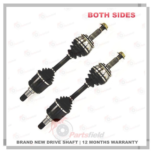 2 xCV Drive Shaft for Toyota Hilux KZN185 KUN26R SR5 Diesel (Raised / Lifted)