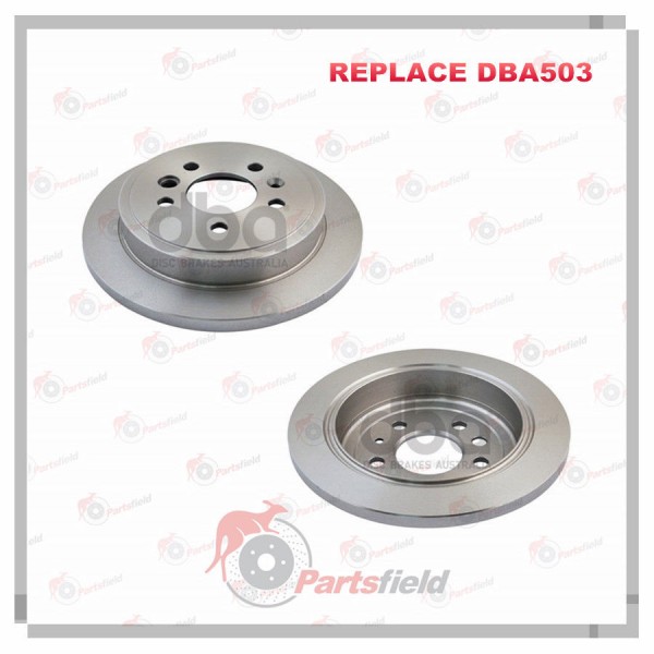 Pair of Ford Falcon AU2 AU3 6 Cyl and V8 Rear Disc Rotors 287mm 2000-2002
