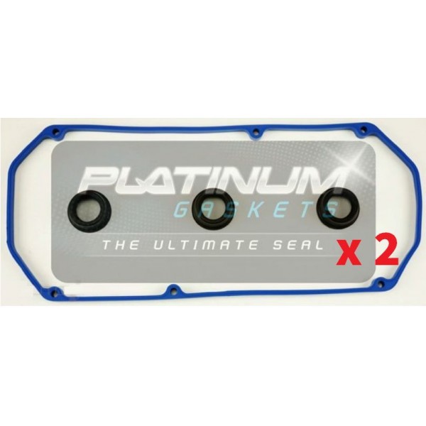 Mitsubishi Verada KE KF KH KJ KL 3.5L V6 6G74 Rocker Valve Cover Gasket Kit x 2