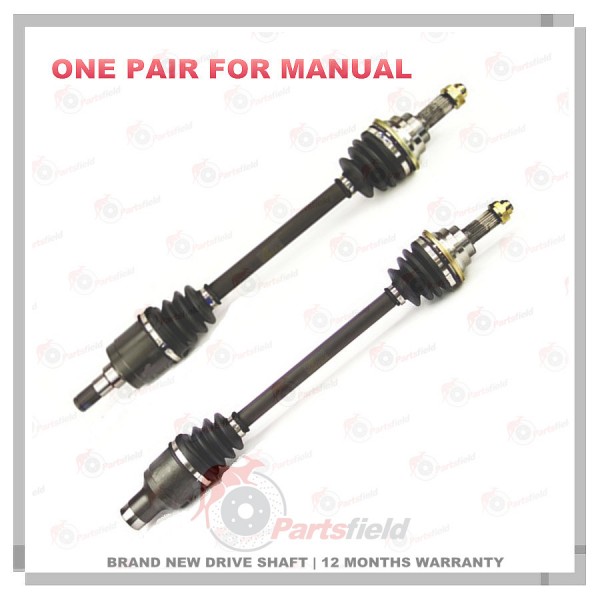 Pair of Brand New CV Drive Shaft for Holden Cruze YG Manual 2002-2006