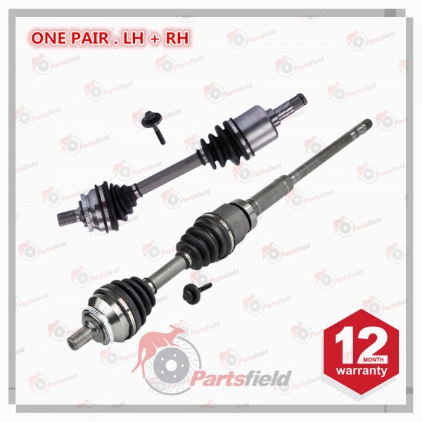 PAIR x CV Drive Shaft fits Volvo V70 2.4L B5244S B5244S2 FWD Automatic 00-08