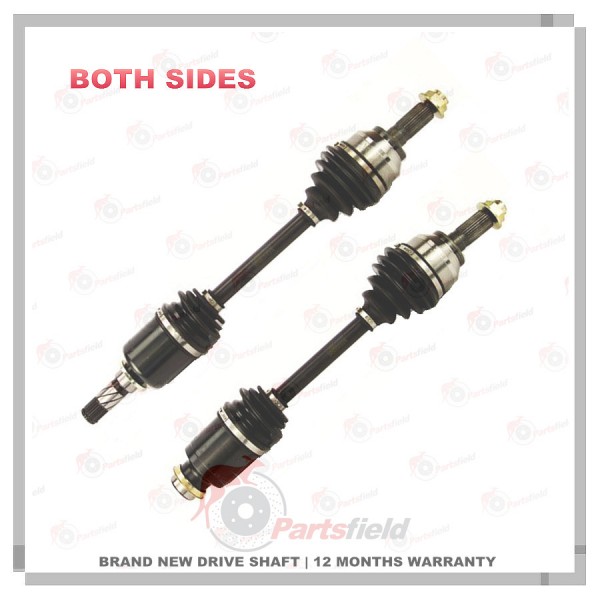 Pair of Mazda 3 BK Series 2 & 3 2.0L Automatic CV Joint Drive Shaft 05-09