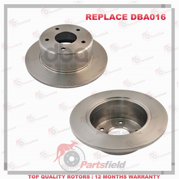Pair of Holden Statesman VQ VR Rear Disc Rotors W/O IRS 279mm 1990-1995