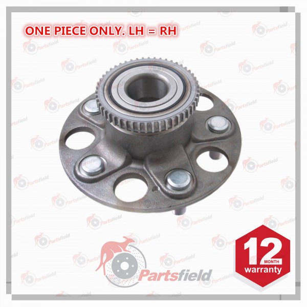 1 x Rear Wheel Bearing Hub Assembly fits Honda Accord CG1 3.0L V6 97-02